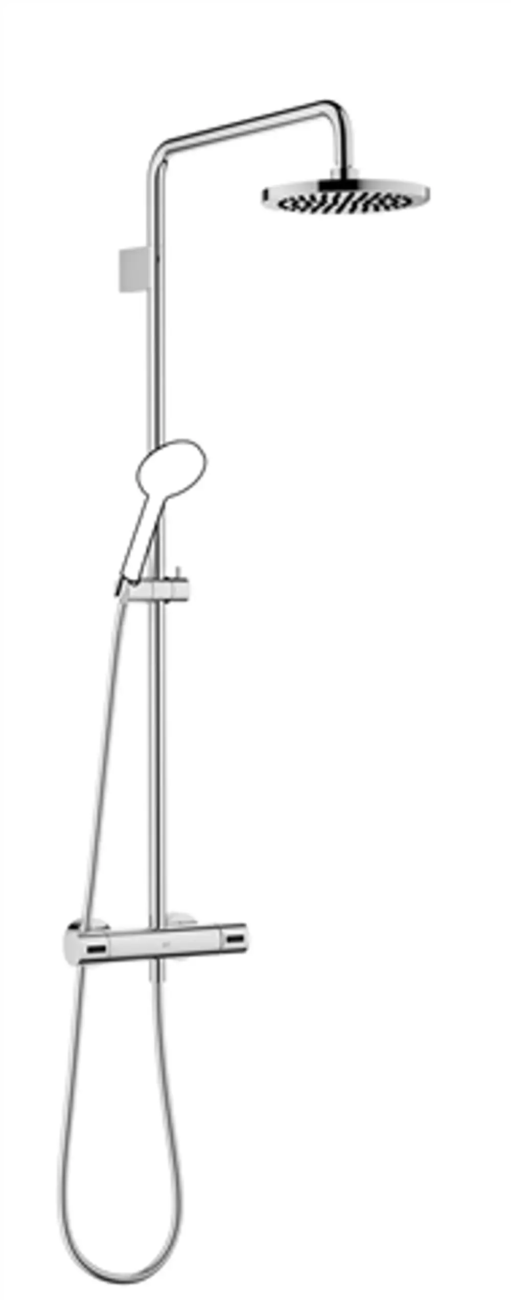 DORNBRACHT Shower Pipe mit Brause-Thermostat SERIENSPEZIFISCH 34459979 Dark Chrome, 34459979-19 Galeriebild 1